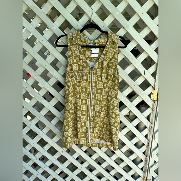 Urban Outfitters UO Freya Linen Collared Mini Dress - Picture 7 of 8